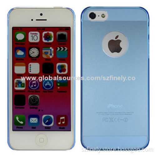 PC Cases for iPhone 5/5S, Ultra-thin Series，0.3mm Thickness with Apple Hole